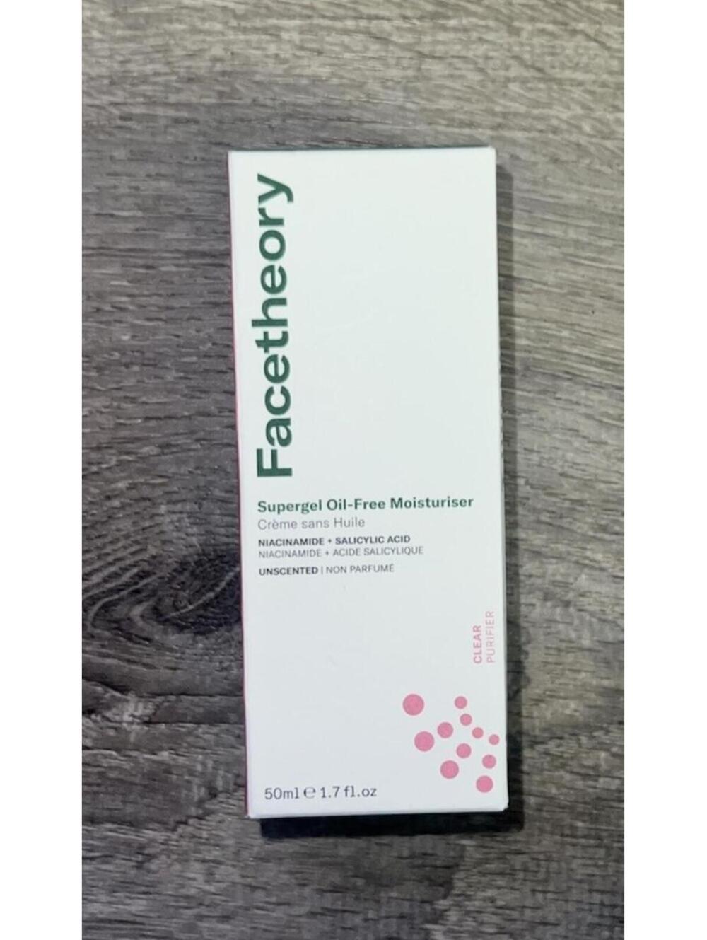 Facetheory Supergel Oil-Free Moisturiser – Lightweight Hydration ( New Packaging